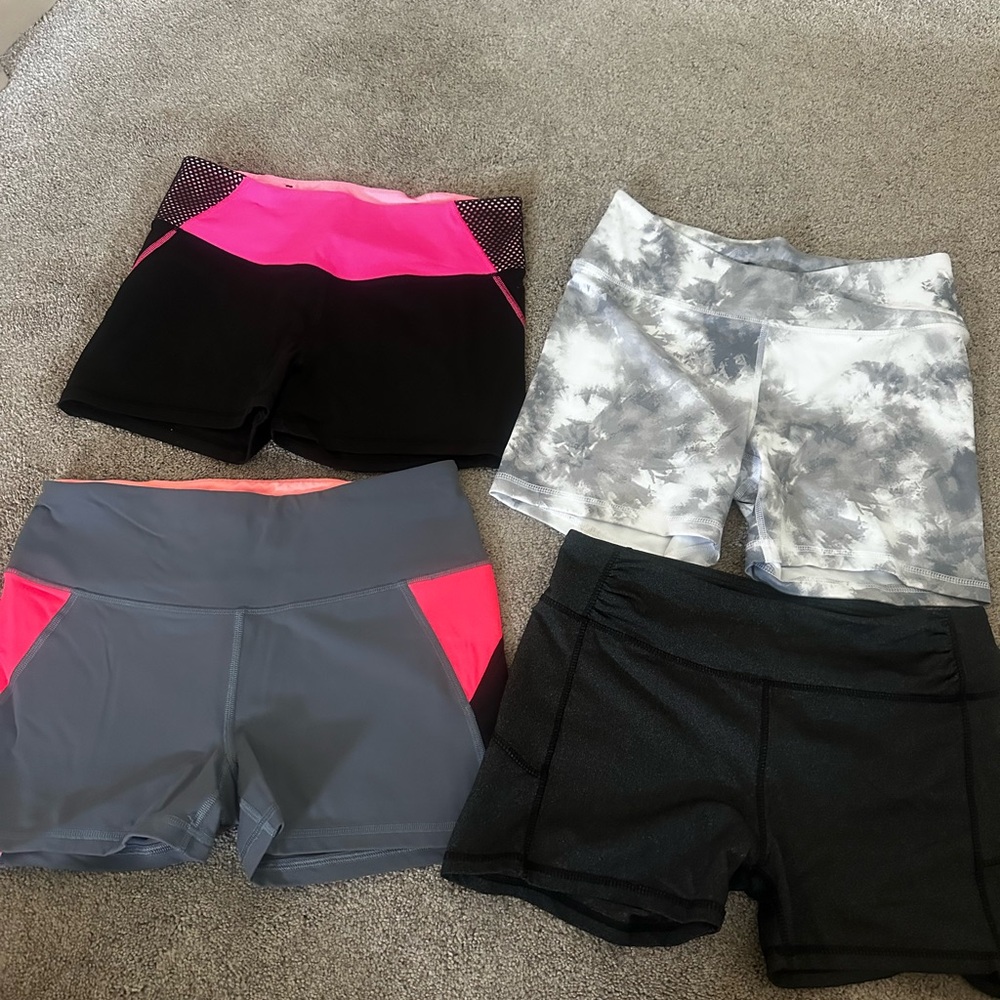 Victoria's Secret, Avia & Kyodan gym/ yoga shorts.